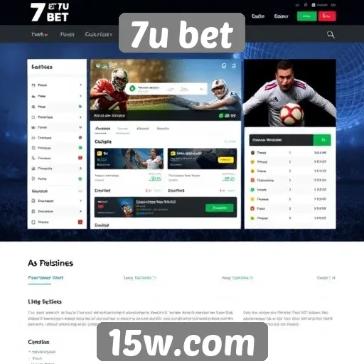 Design e usabilidade da plataforma 7u bet